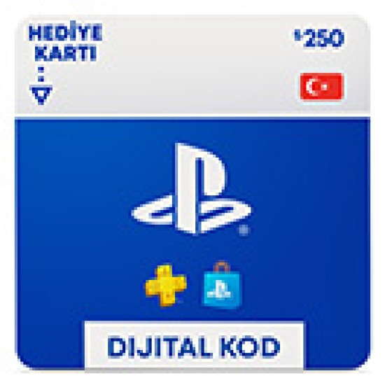 Sony PlayStation Store 250 TL Hediye Kartı