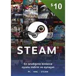 Steam Cüzdan Kodu 10 USD