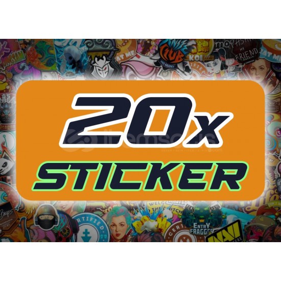 20X Sticker Paketi