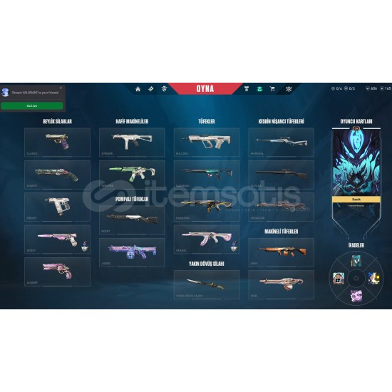 ⭐MAİNLEMELİK 41K+ VP YATIRILMIŞ HESAP⭐